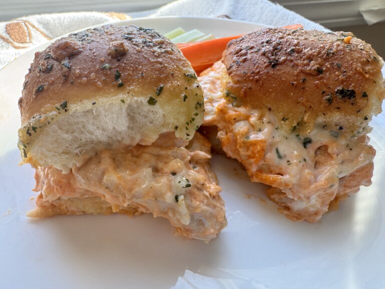 buffalo chicken sliders