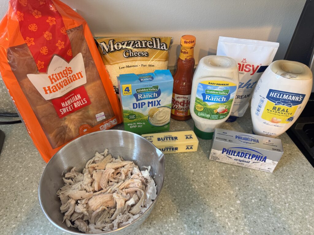 buffalo chicken slider recipe