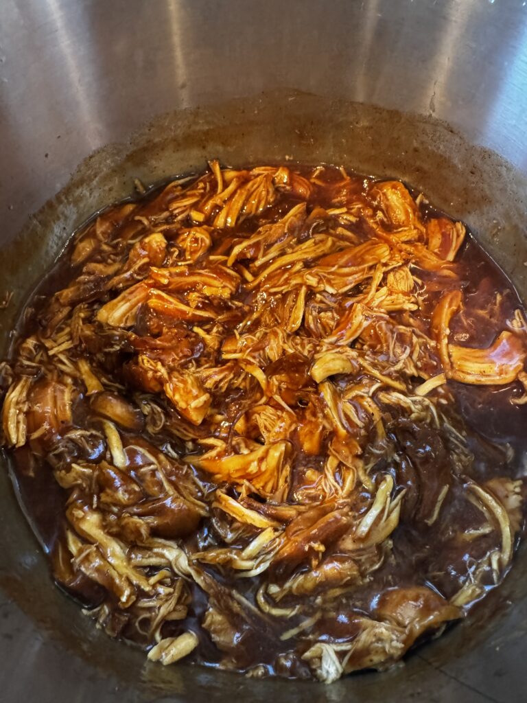 pull bbq chicken in instant pot