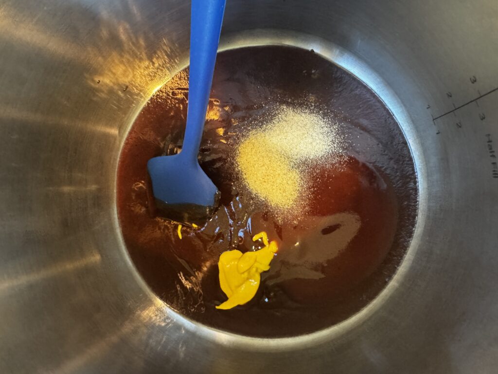 BBQ sauce with spices in Instant Pot
